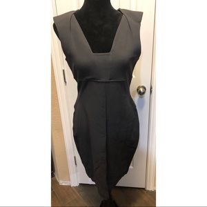 Express grey bodycon dress SIZE L
